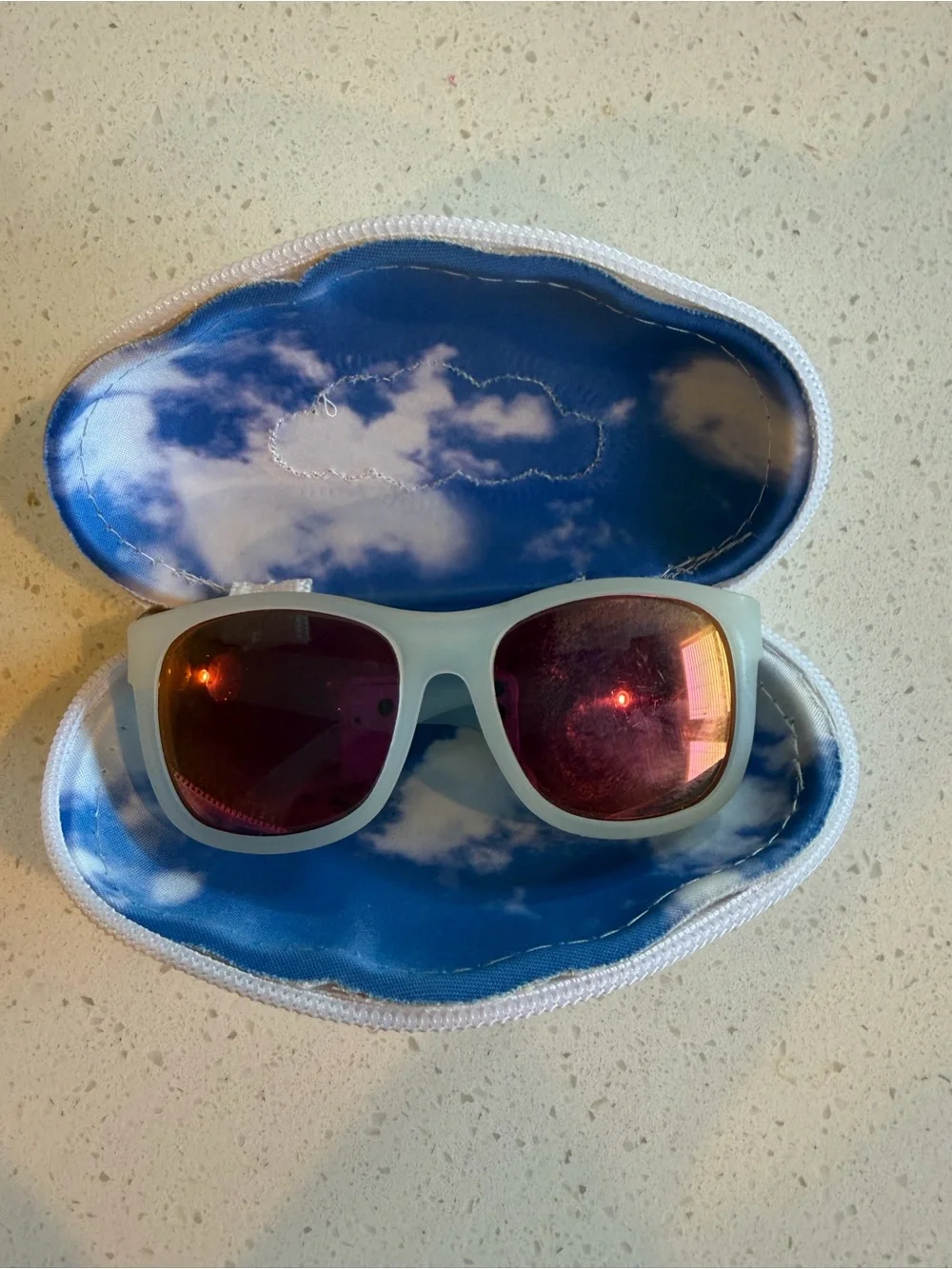 Babiators White Toddler Sunglasses White frame polarized lenses with case